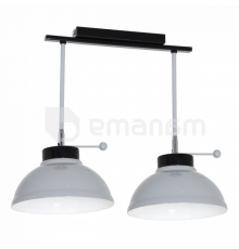 ჭაღი Luminex Factor grey 6164 2xE27/60W