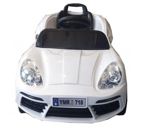 საბავშვო ელექტრო მანქანა PORSCHE YMR 718 WHITE საბავშვო ელექტრო მანქანა PORSCHE YMR 718 WHITE