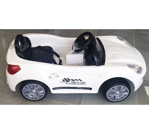 საბავშვო ელექტრო მანქანა PORSCHE YMR 718 WHITE საბავშვო ელექტრო მანქანა PORSCHE YMR 718 WHITE