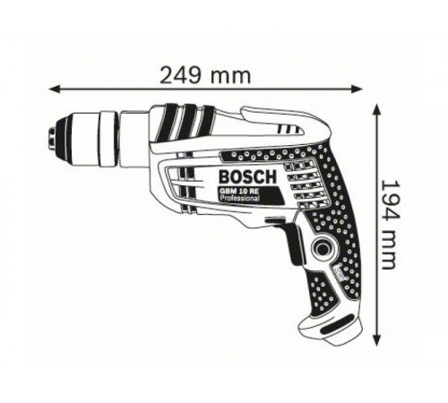 ბურღი BOSCH GBM 10 RE ('0601473600) ბურღი BOSCH GBM 10 RE ('0601473600)