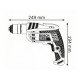 ბურღი BOSCH GBM 10 RE ('0601473600)