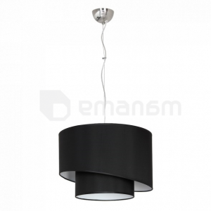 ჭაღი Luminex Shade double black 7003 1xE27/60W