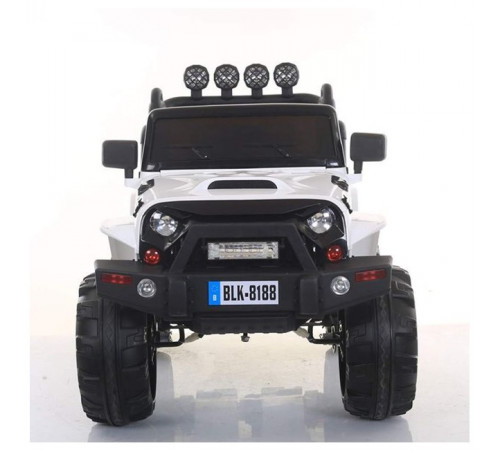 საბავშვო ელექტრო მანქანა JEEP BLK 8188 WHITE საბავშვო ელექტრო მანქანა JEEP BLK 8188 WHITE