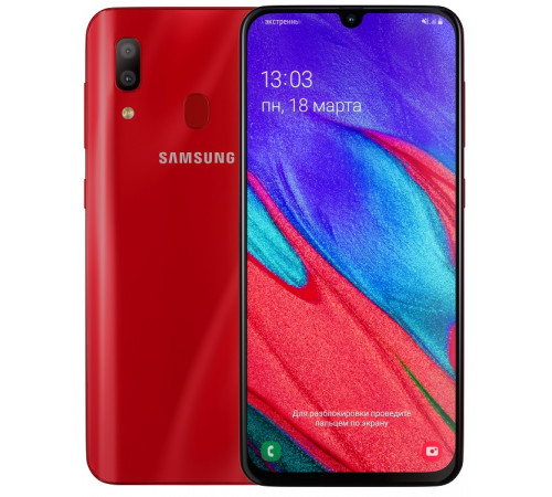 მობილური ტელეფონი SAMSUNG Galaxy A40 4GB/64GB LTE Duos Red(A405F) მობილური ტელეფონი SAMSUNG Galaxy A40 4GB/64GB LTE Duos Red(A405F)