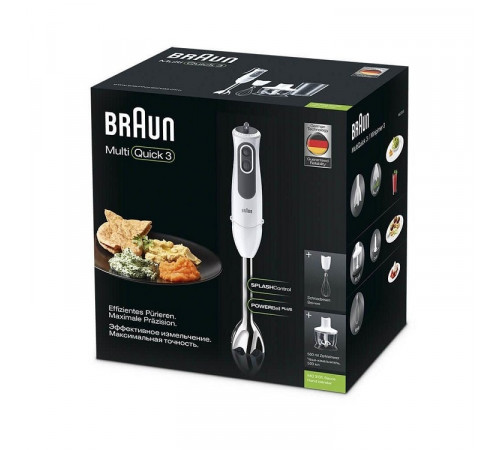 ბლენდერი BRAUN MQ3135WH ბლენდერი BRAUN MQ3135WH