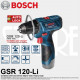 სახრახნისი BOSCH GSR 120 Li (2x2,0Ah)