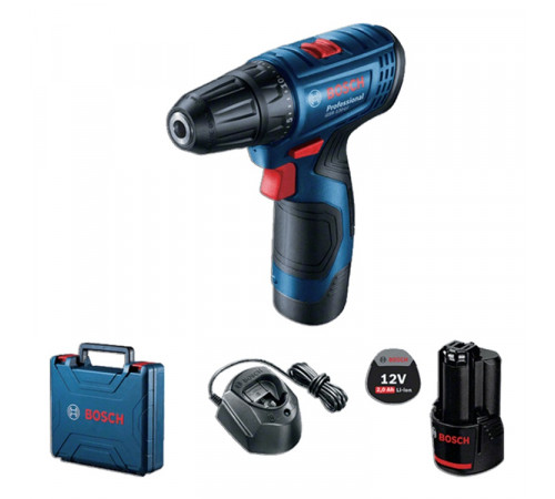 სახრახნისი BOSCH GSB 120 Li (2x2,0Ah) სახრახნისი BOSCH GSB 120 Li (2x2,0Ah)