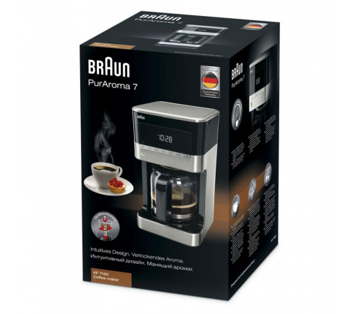 ყავის მადუღარა BRAUN CafeHouse PurAroma KF7120BK ყავის მადუღარა BRAUN CafeHouse PurAroma KF7120BK