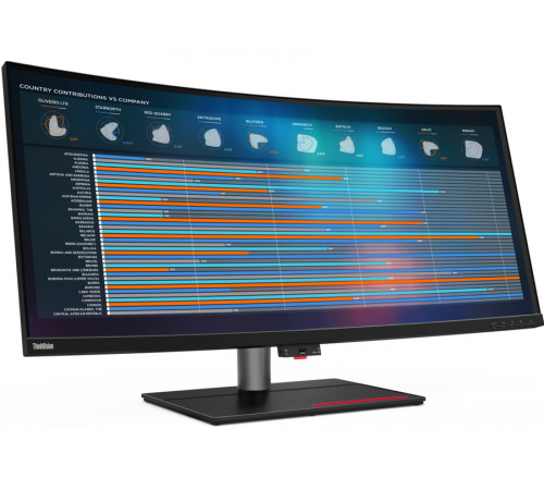 მონიტორი Lenovo 39.6'' ThinkVision P40w-20 (62C1GAT6EU) - Black მონიტორი Lenovo 39.6'' ThinkVision P40w-20 (62C1GAT6EU) - Black