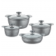 ქვაბების ნაკრები 8 PCS OMS GRANIT 3006 01 11