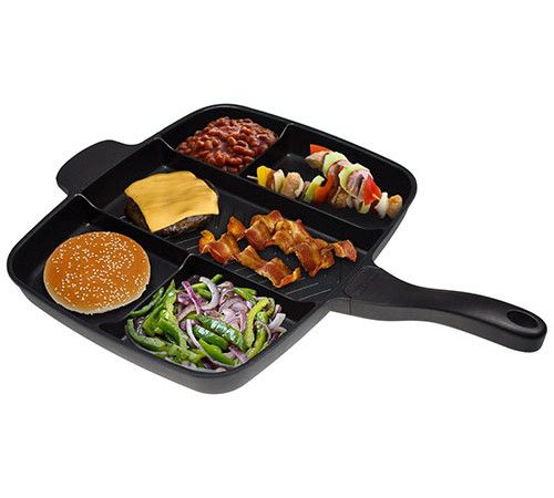 უნივერსალური ტაფა MESSI MASTER GRILL 38 CM GRANITE უნივერსალური ტაფა MESSI MASTER GRILL 38 CM GRANITE