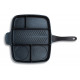 უნივერსალური ტაფა MESSI MASTER GRILL 38 CM GRANITE