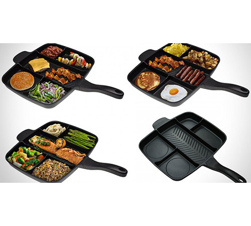 უნივერსალური ტაფა MESSI MASTER GRILL 38 CM GRANITE უნივერსალური ტაფა MESSI MASTER GRILL 38 CM GRANITE