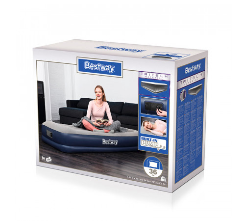 გასაბერი ლეიბი BESTWAY 67723 (191x97x36სმ) გასაბერი ლეიბი BESTWAY 67723 (191x97x36სმ)