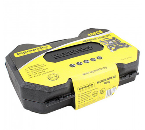 ინსტრუმენტების ნაკრები TOPMASTER 390909 48 ც ინსტრუმენტების ნაკრები TOPMASTER 390909 48 ც