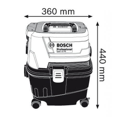 მტვერსასრუტი BOSCH GAS 15 PS მტვერსასრუტი BOSCH GAS 15 PS