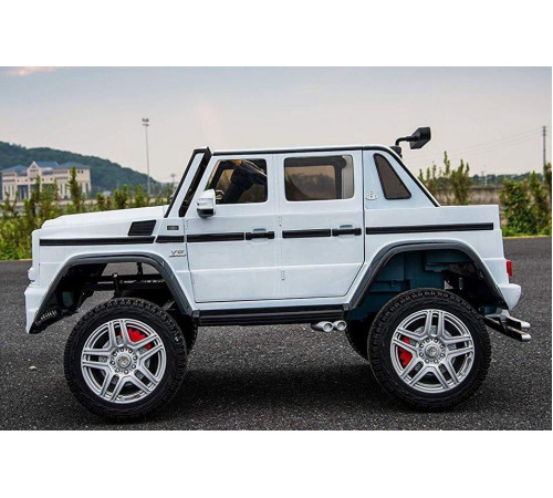 საბავშვო ელექტრო მანქანა MERCEDES MAYBACH G650 WHITE საბავშვო ელექტრო მანქანა MERCEDES MAYBACH G650 WHITE