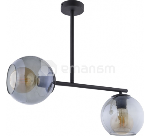 ჭაღი TK Lighting AVILA შავი 4259 2хE27 max 60W ჭაღი TK Lighting AVILA შავი 4259 2хE27 max 60W