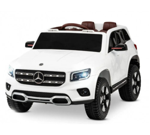 საბავშვო ელექტრო მანქანა MERCEDES BENZ GLB 1201 WHITE საბავშვო ელექტრო მანქანა MERCEDES BENZ GLB 1201 WHITE