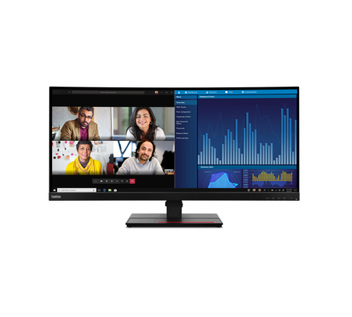 მონიტორი Lenovo 34'' ThinkVision P34w-20 (62CCRAT3EU) - Black მონიტორი Lenovo 34'' ThinkVision P34w-20 (62CCRAT3EU) - Black