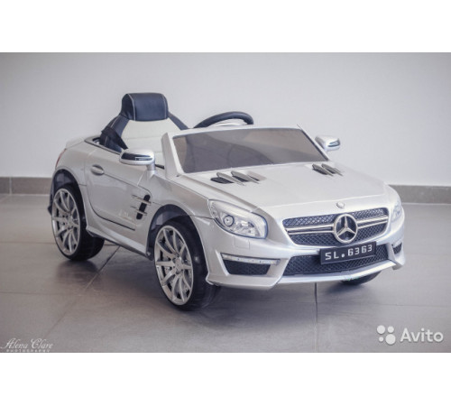 საბავშვო ელექტრო მანქანა MERCEDES SL 6363 WHITE საბავშვო ელექტრო მანქანა MERCEDES SL 6363 WHITE