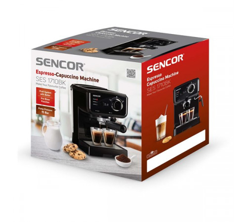 ყავის აპარატი SENCOR SES 1710BK ყავის აპარატი SENCOR SES 1710BK