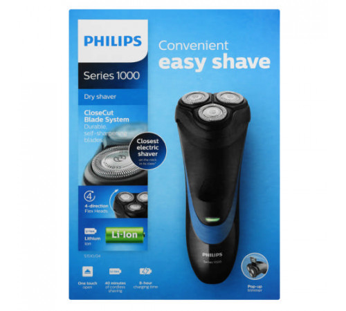 წვერსაპარსი PHILIPS S1510/04 წვერსაპარსი PHILIPS S1510/04