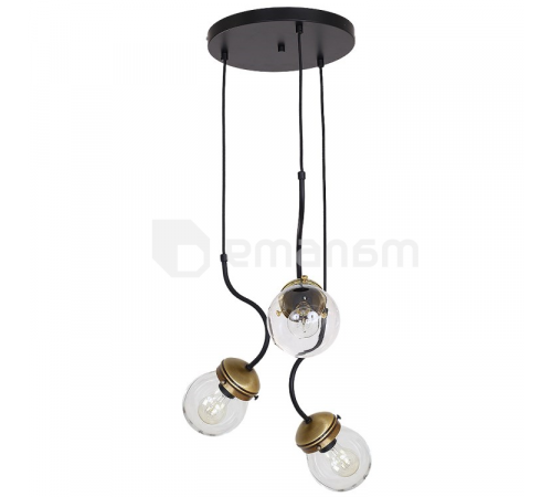 ჭაღი Luminex Natan თითბერი 7799 3xE27 max 60W ჭაღი Luminex Natan თითბერი 7799 3xE27 max 60W