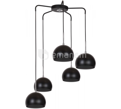 ჭაღი Luminex Cool 518 5x60W E27 შავი ჭაღი Luminex Cool 518 5x60W E27 შავი