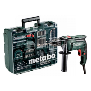 დარტყმითი დრელი Metabo SBE 650 SET (600671870) 650W + აქსესუარების ნაკრები