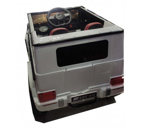 ელექტრო მანქანა JEEP KBX 616 WHITE ელექტრო მანქანა JEEP KBX 616 WHITE