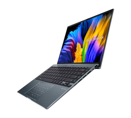 ნოუთბუქი ASUS Zenbook 14X OLED RX5401 14 i5-1135G7 Pine Grey ნოუთბუქი ASUS Zenbook 14X OLED RX5401 14 i5-1135G7 Pine Grey