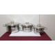 ქვაბების ნაკრები SAFINOX MIDDLE 5 PCS 18/10 CR