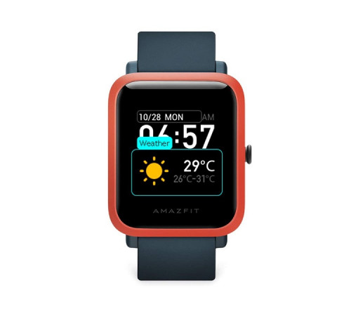 ჭკვიანი საათი AMAZFIT Bip S Red Orange (6972596100034) ჭკვიანი საათი AMAZFIT Bip S Red Orange (6972596100034)