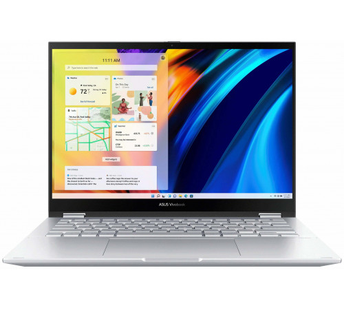 ნოუთბუქი ASUS Vivobook S Flip OLED TN3402 14 Ryzen 5 Cool Silver W11 ნოუთბუქი ASUS Vivobook S Flip OLED TN3402 14 Ryzen 5 Cool Silver W11