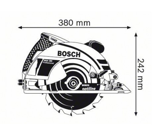 ცერკულარული ხერხი BOSCH GKS 190 ('0601623000) ცერკულარული ხერხი BOSCH GKS 190 ('0601623000)