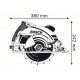 ცერკულარული ხერხი BOSCH GKS 190 ('0601623000)