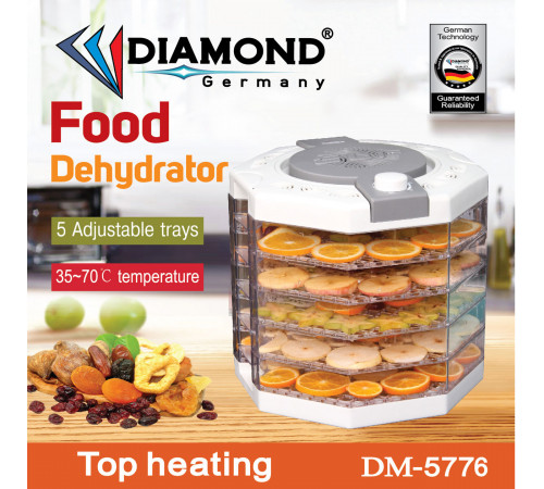 ხილის საშრობი DIAMOND DM-5776 ხილის საშრობი DIAMOND DM-5776