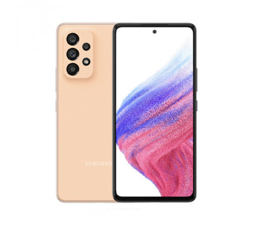 მობილური ტელეფონი Samsung Galaxy A53 A536E/DS 5G 6/128GB Peach მობილური ტელეფონი Samsung Galaxy A53 A536E/DS 5G 6/128GB Peach