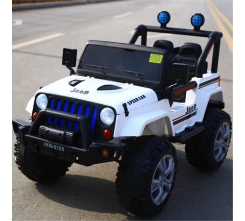 საბავშვო ელექტრო მანქანა JEEP JHW5188 WHITE საბავშვო ელექტრო მანქანა JEEP JHW5188 WHITE