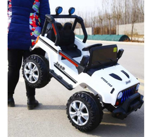 საბავშვო ელექტრო მანქანა JEEP JHW5188 WHITE საბავშვო ელექტრო მანქანა JEEP JHW5188 WHITE