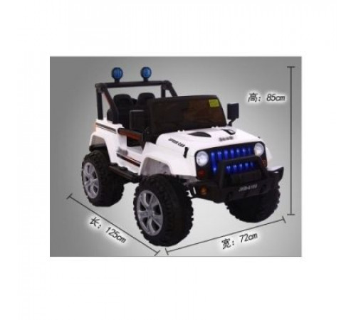 საბავშვო ელექტრო მანქანა JEEP JHW5188 WHITE საბავშვო ელექტრო მანქანა JEEP JHW5188 WHITE