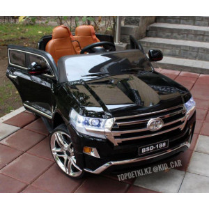საბავშვო ელექტრო მანქანა TOYOTA LAND CRUISER BSD 188 BLACK