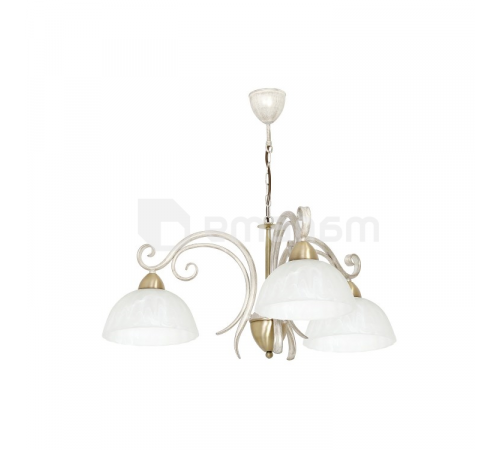 ჭაღი Luminex Aurora white 5973 E27 3x MAX 60W ჭაღი Luminex Aurora white 5973 E27 3x MAX 60W
