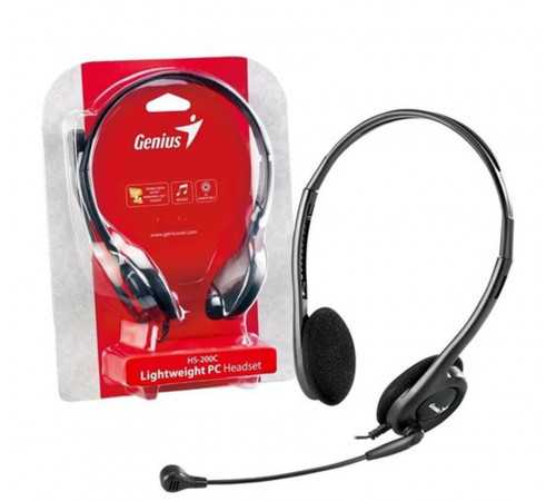 ყურსასმენი Genius HS-M200C Black ყურსასმენი Genius HS-M200C Black