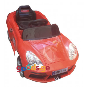 საბავშვო ელექტრო მანქანა  PORSCHE YMR 718 RED