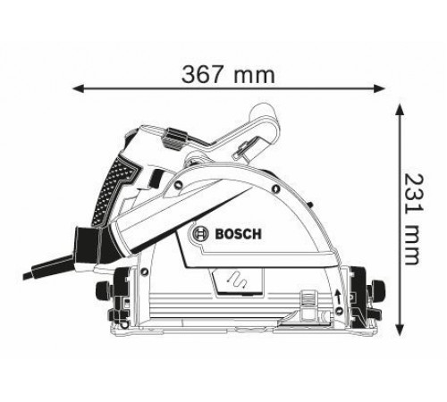 ცერკულარული ხერხი BOSCH GKT 55 GCE ('0601675000) ცერკულარული ხერხი BOSCH GKT 55 GCE ('0601675000)