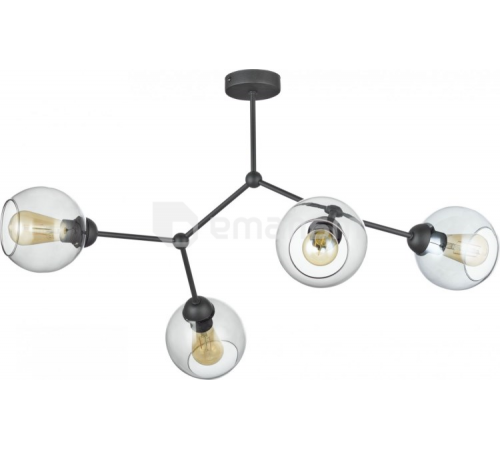 ჭაღი TK Lighting 2730 FAIRY 4хE27 60W შავი ჭაღი TK Lighting 2730 FAIRY 4хE27 60W შავი