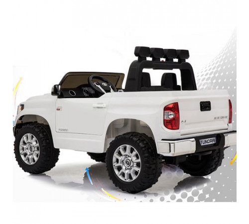 საბავშვო ელექტრო მანქანა TOYOTA TUNDRA WHITE საბავშვო ელექტრო მანქანა TOYOTA TUNDRA WHITE