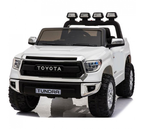 საბავშვო ელექტრო მანქანა TOYOTA TUNDRA WHITE საბავშვო ელექტრო მანქანა TOYOTA TUNDRA WHITE
